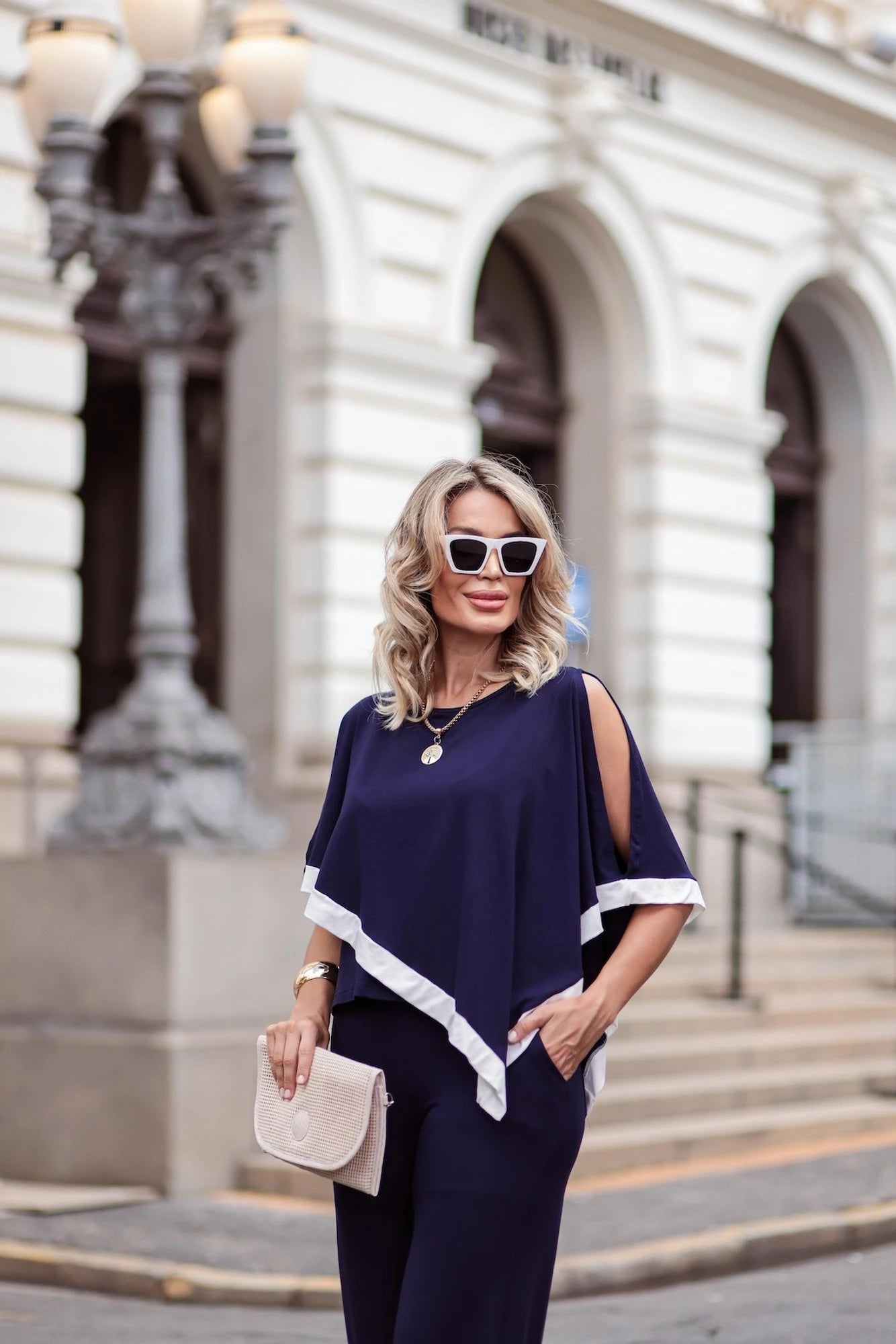Conjunto Dalla Gold - Azul Marinho