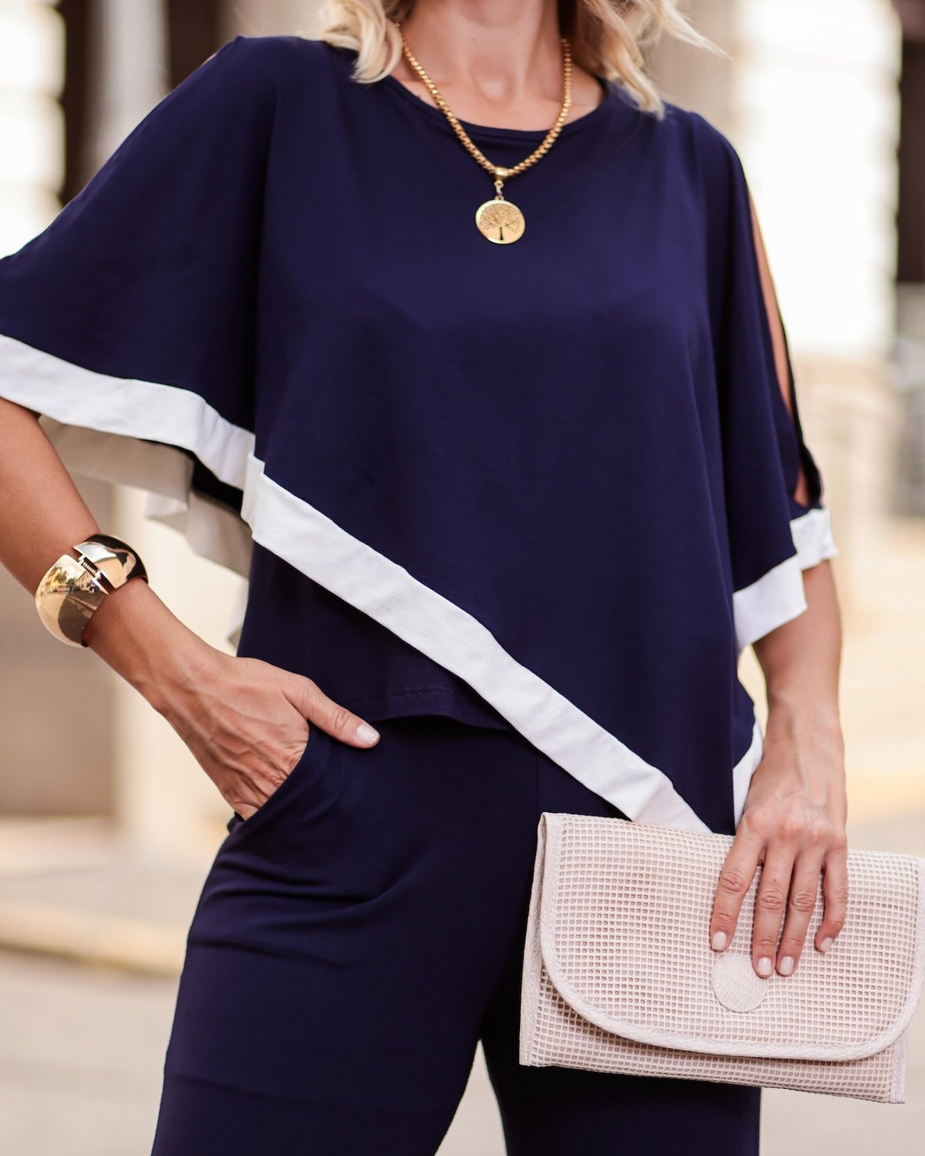 Conjunto Dalla Gold - Azul Marinho