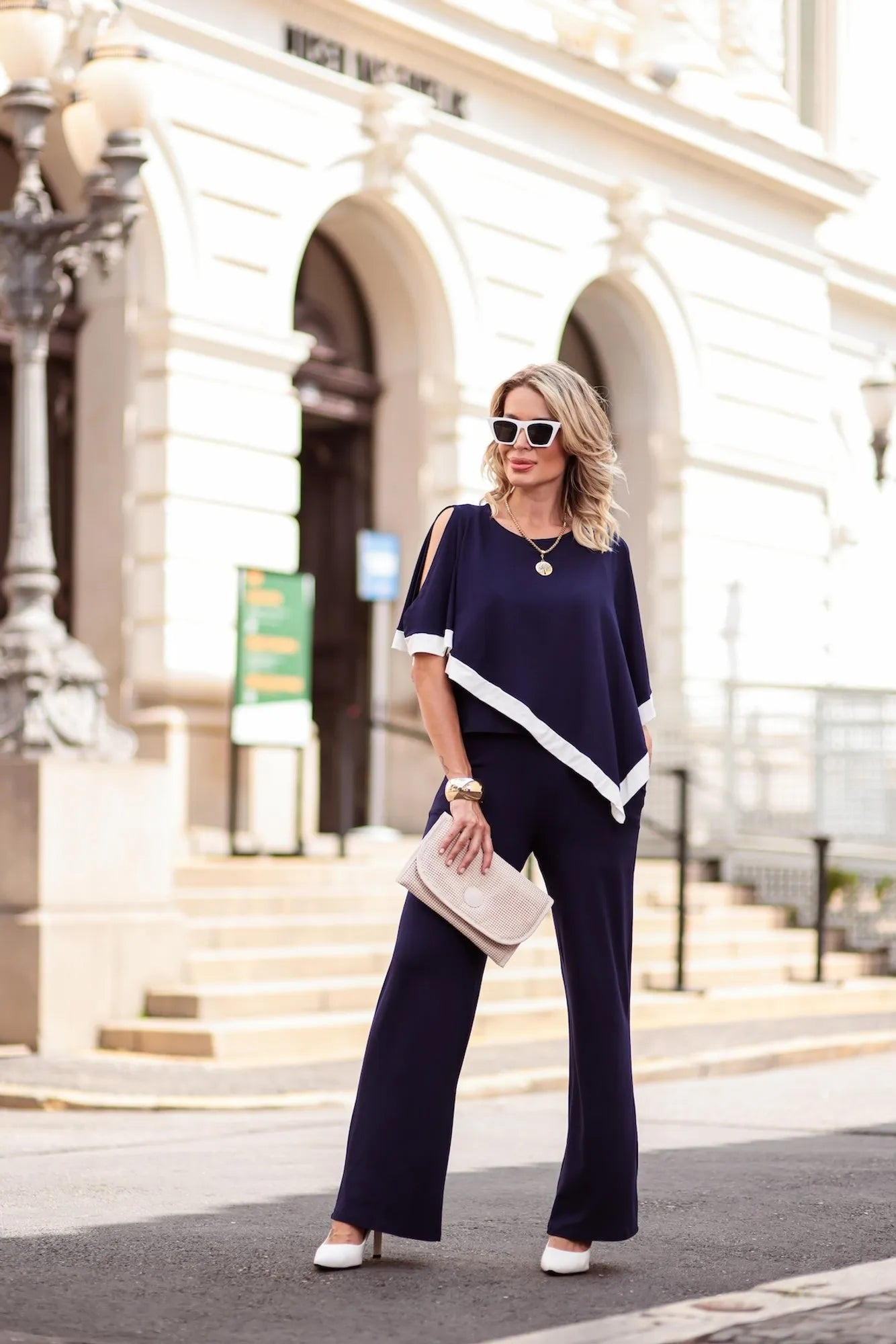 Conjunto Dalla Gold - Azul Marinho