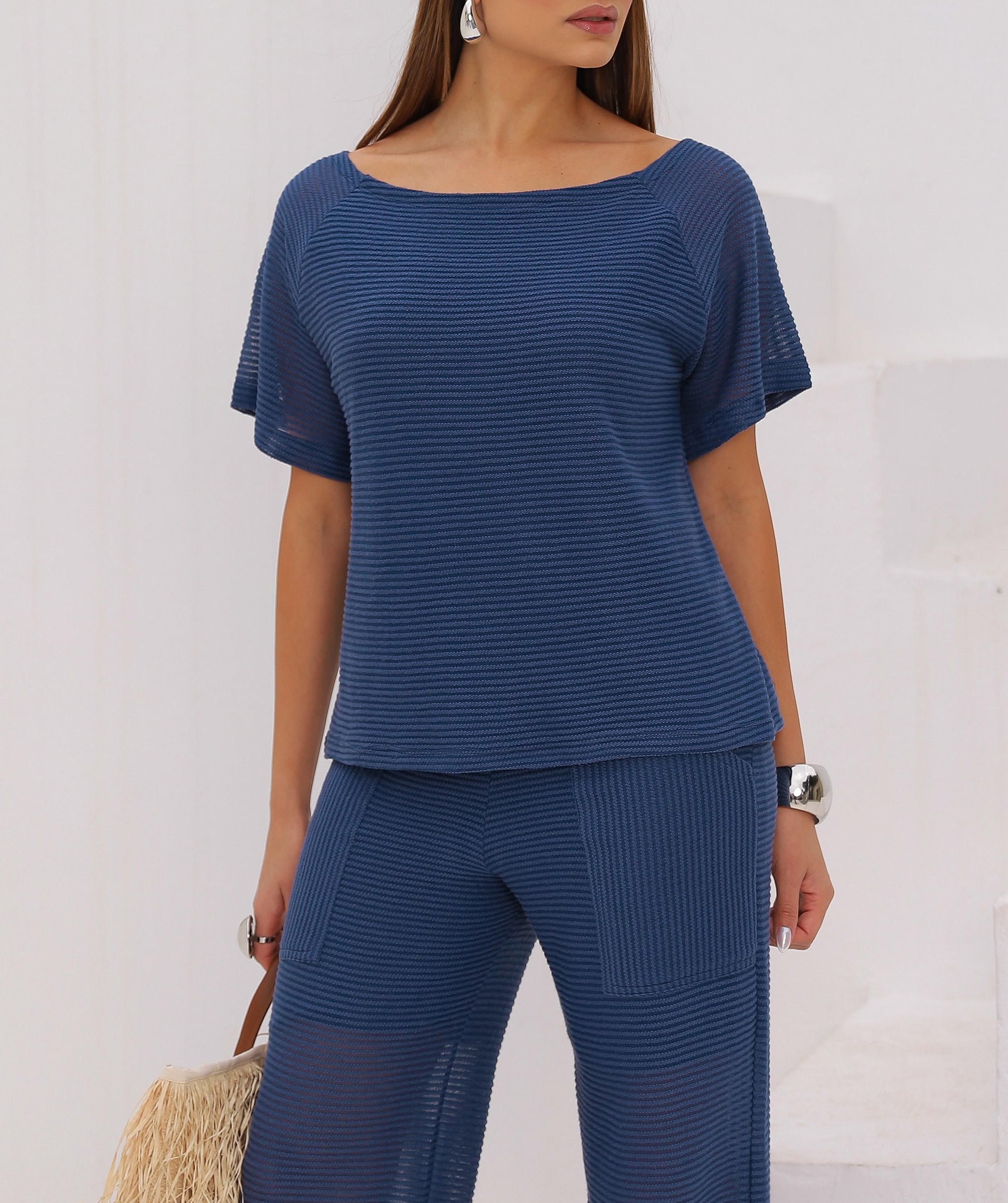 Conjunto Éden - Azul Marinho
