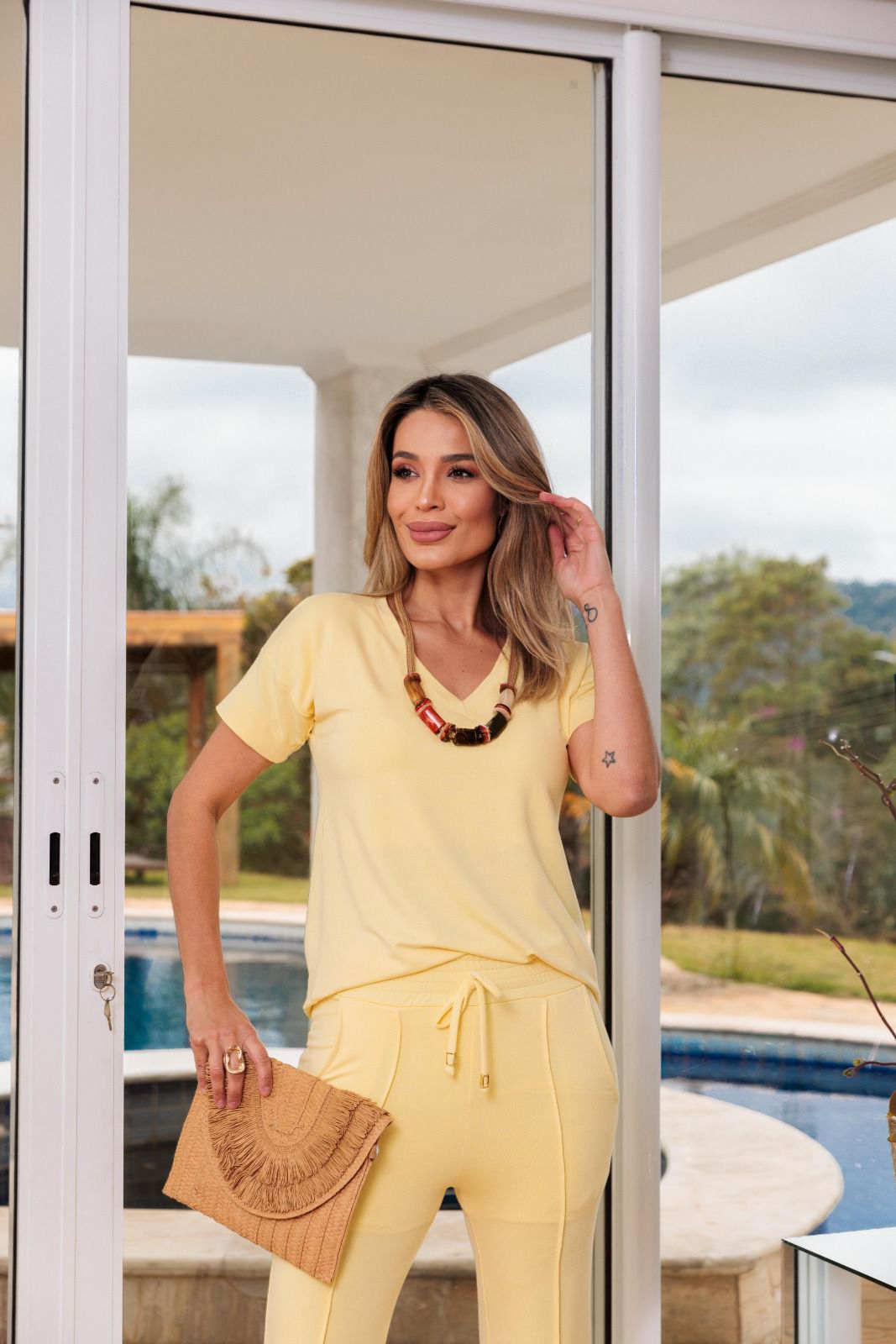 Conjunto Esmeralda - Amarelo
