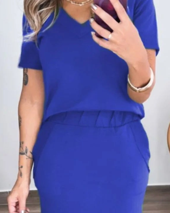 Conjunto Estrela - Azul Royal