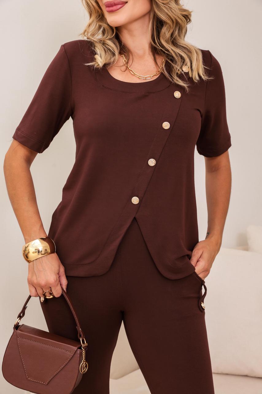 Conjunto Event - Marrom