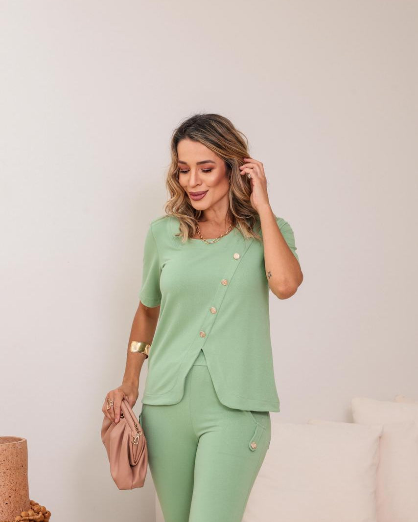 Conjunto Event - Verde Acqua