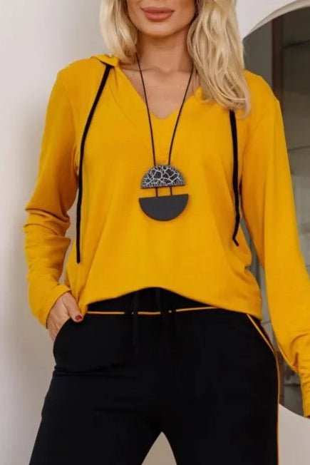 Conjunto Fashion - Mostarda / Preto