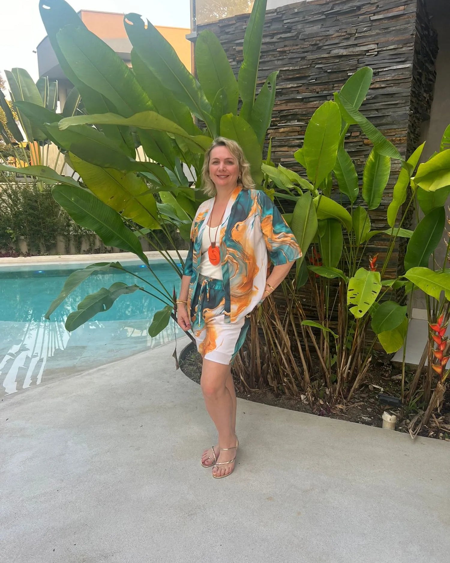 Conjunto Floripa - Laranja