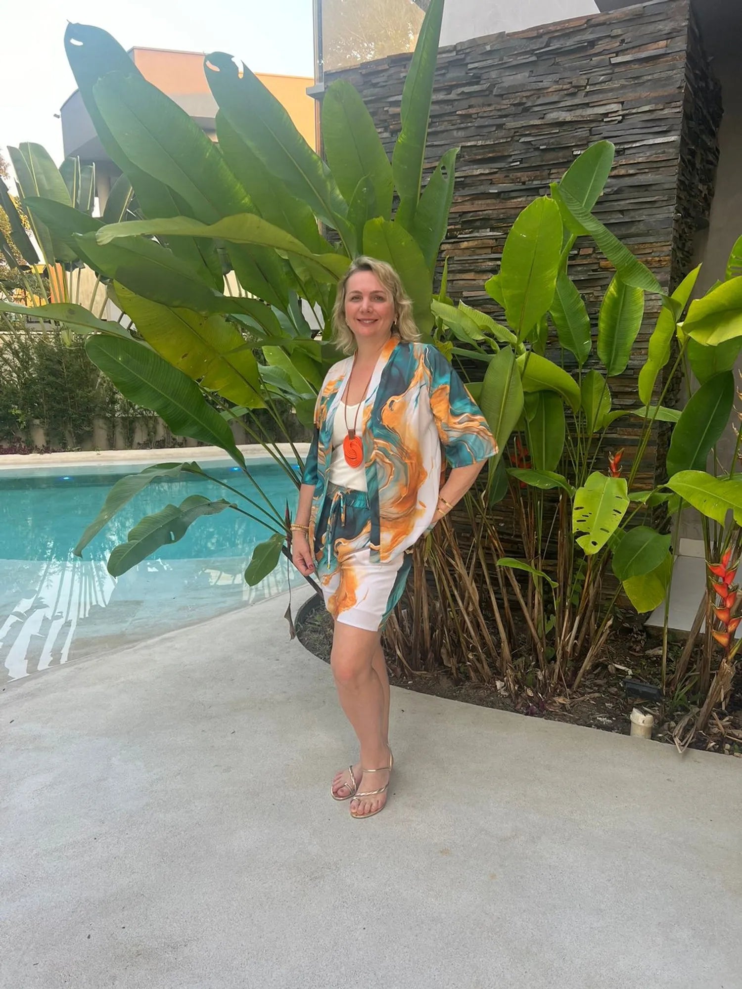 Conjunto Floripa - Laranja