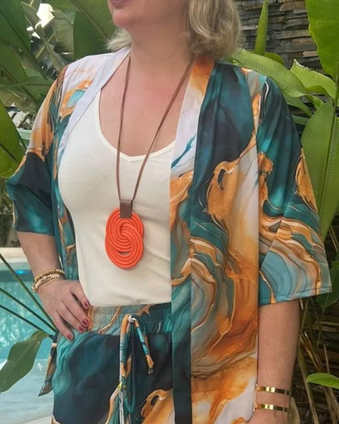 Conjunto Floripa - Laranja
