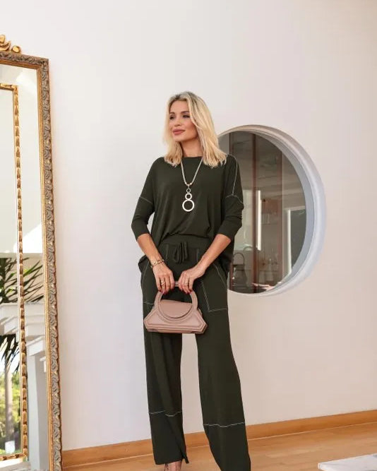 Conjunto Genébra - Verde Militar