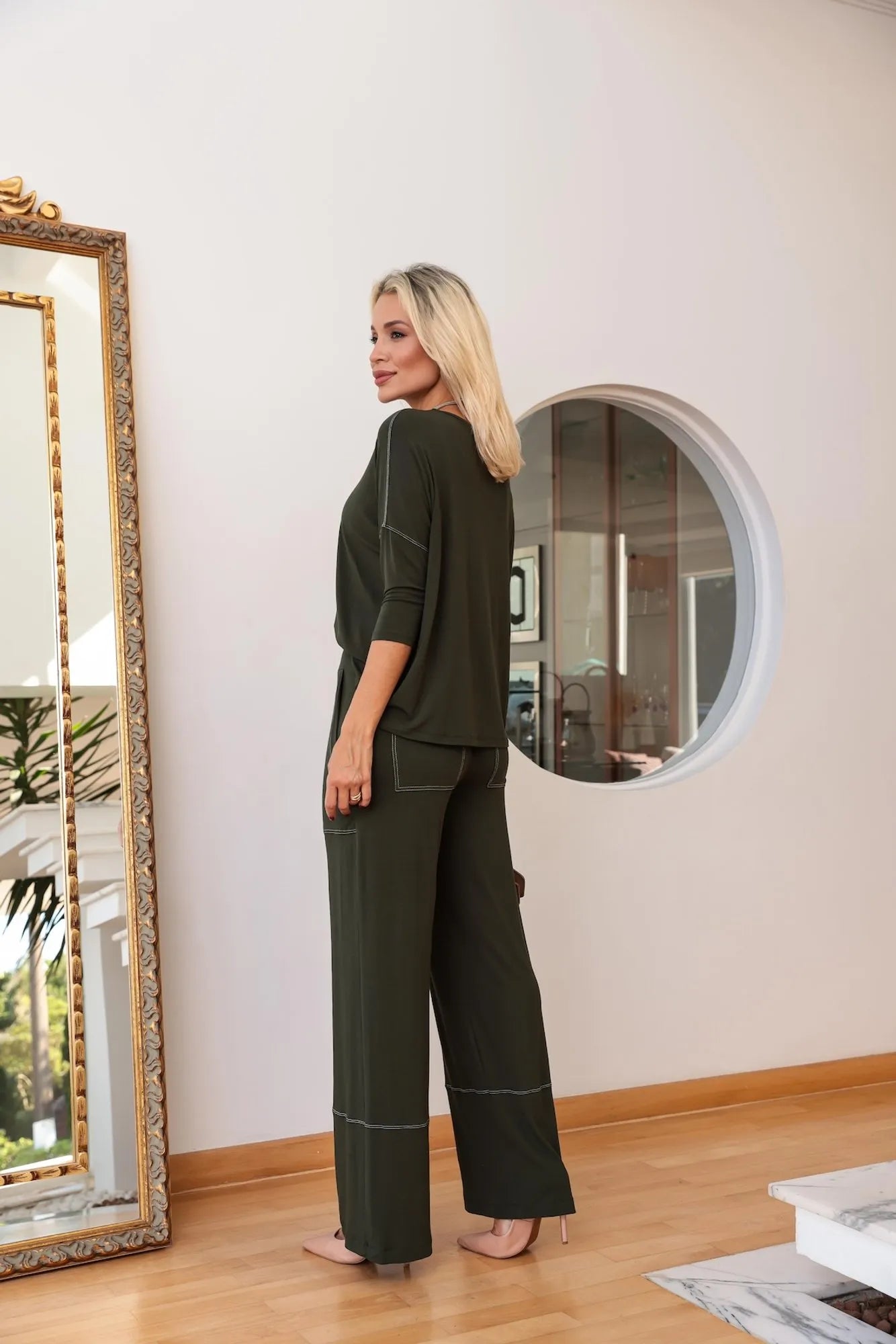 Conjunto Genébra - Verde Militar
