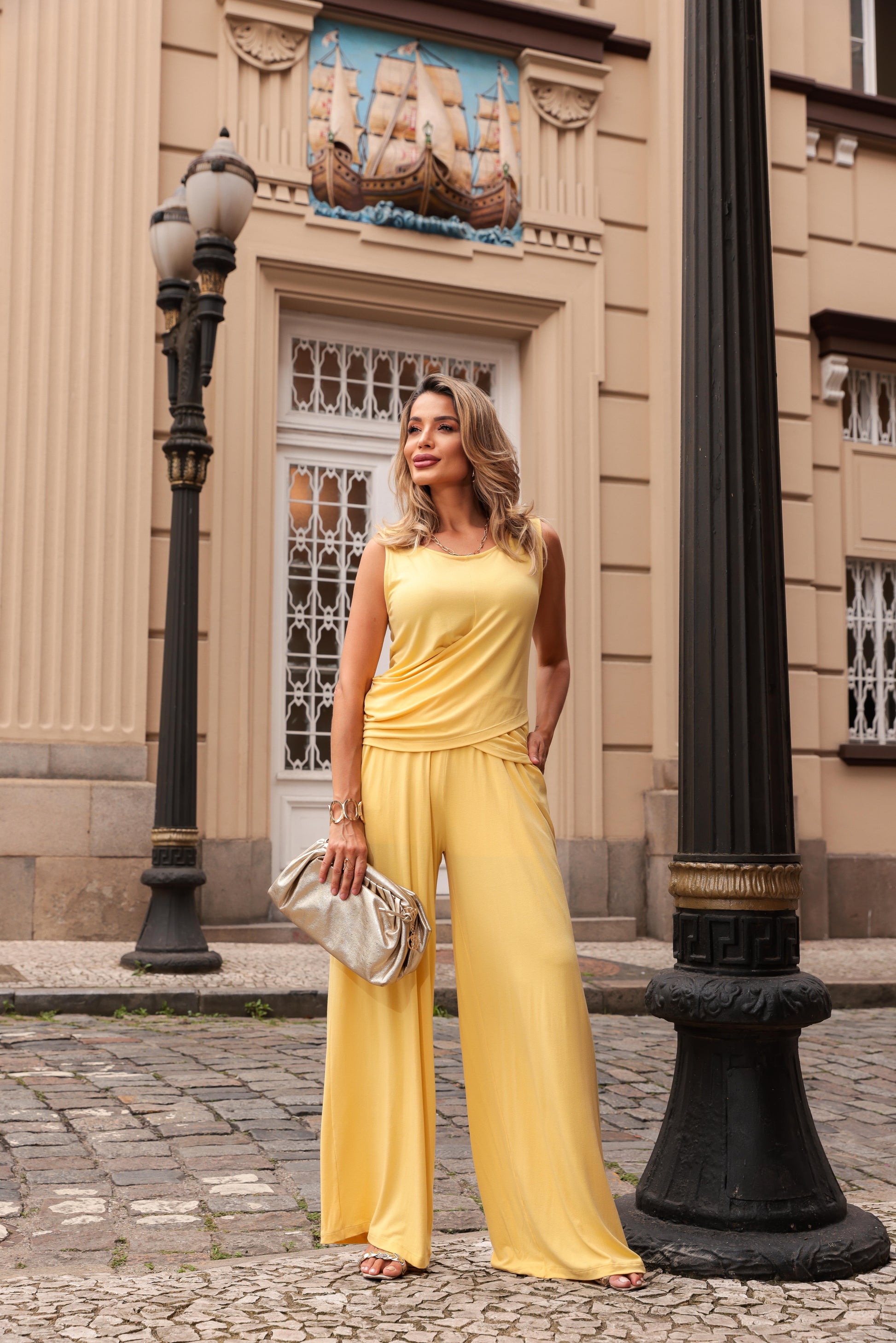 Conjunto Glamour - Amarelo
