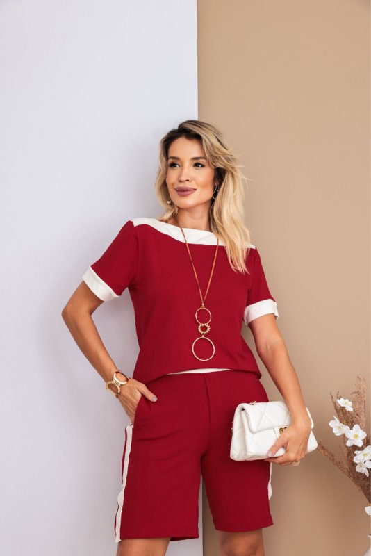 Conjunto Holandês - Vermelho
