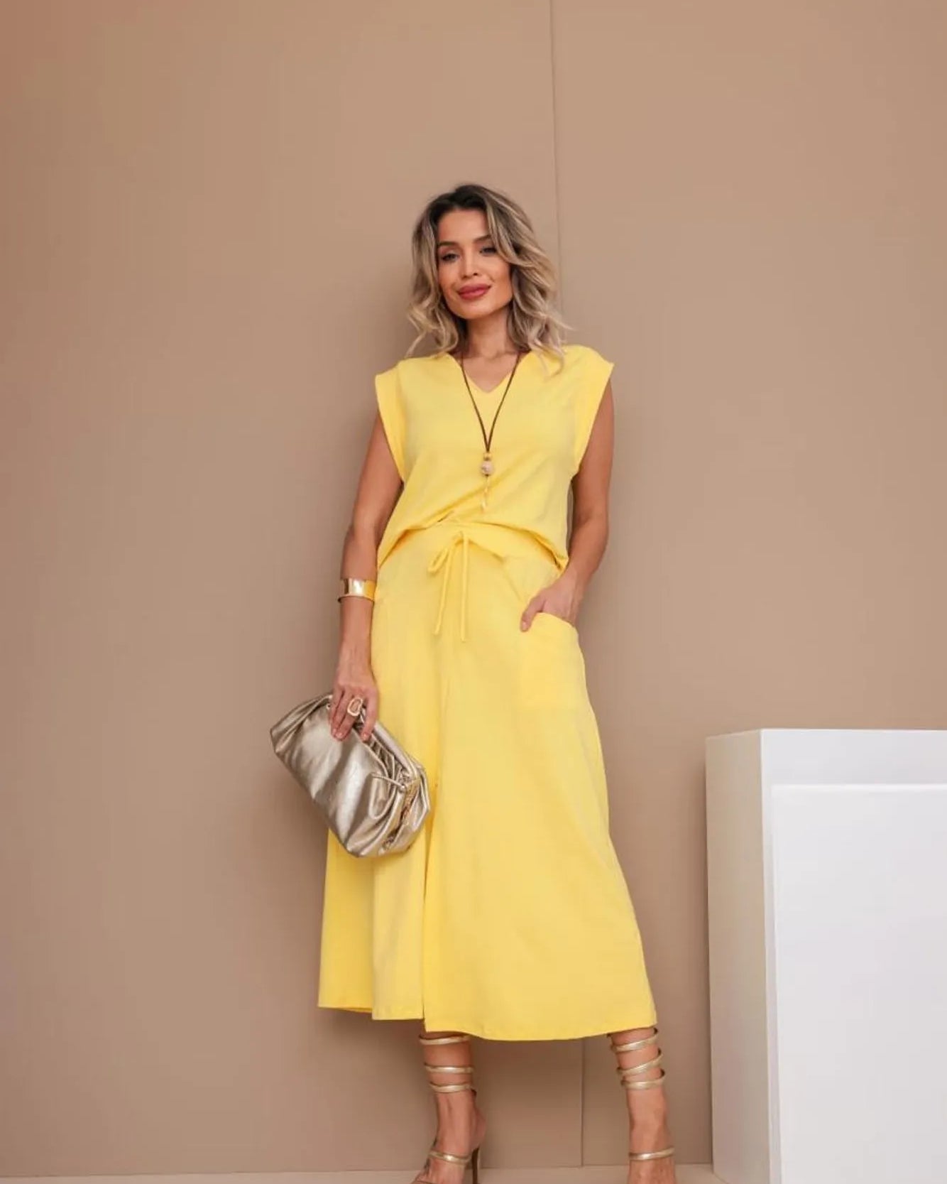 Conjunto Infinito - Amarelo