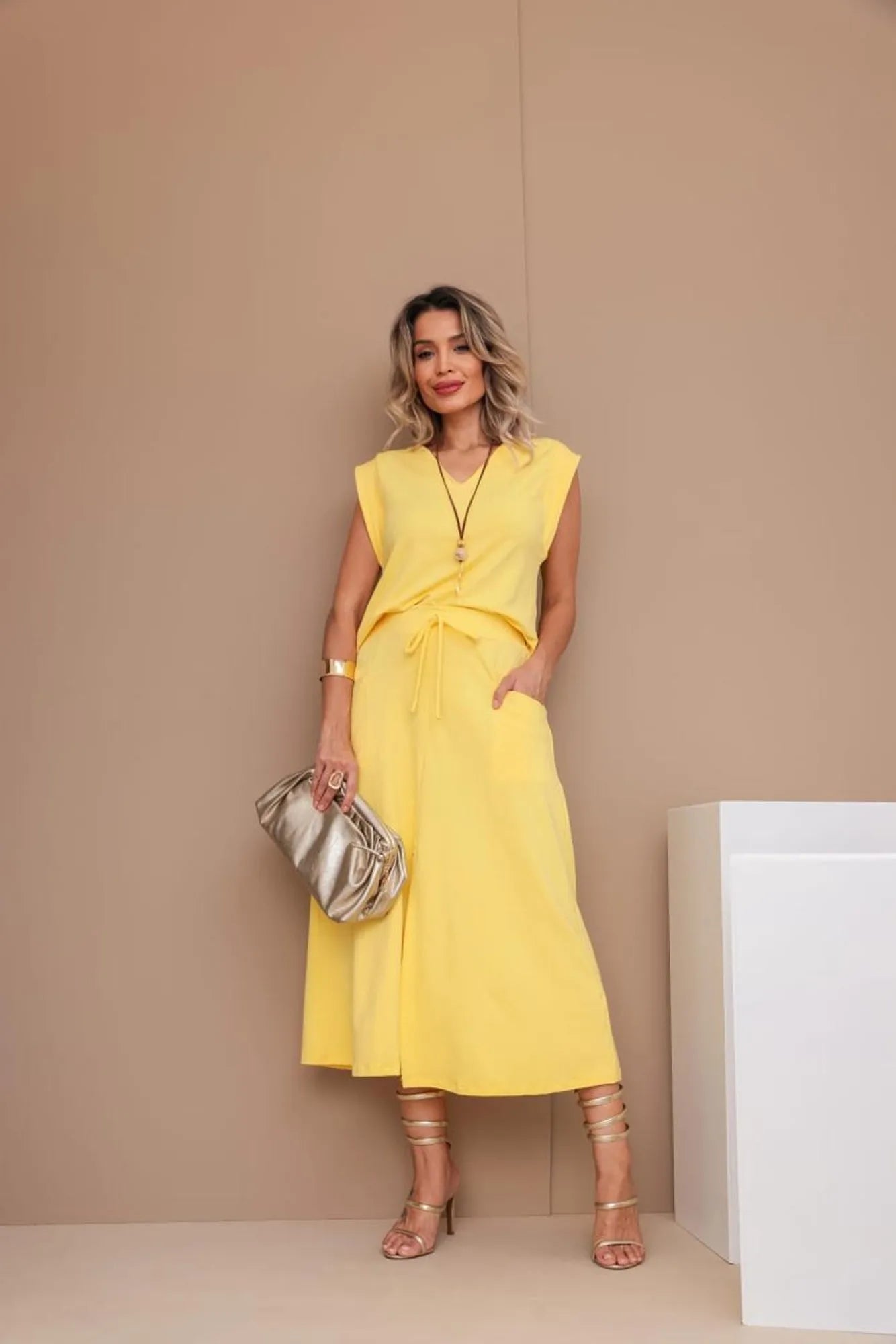 Conjunto Infinito - Amarelo