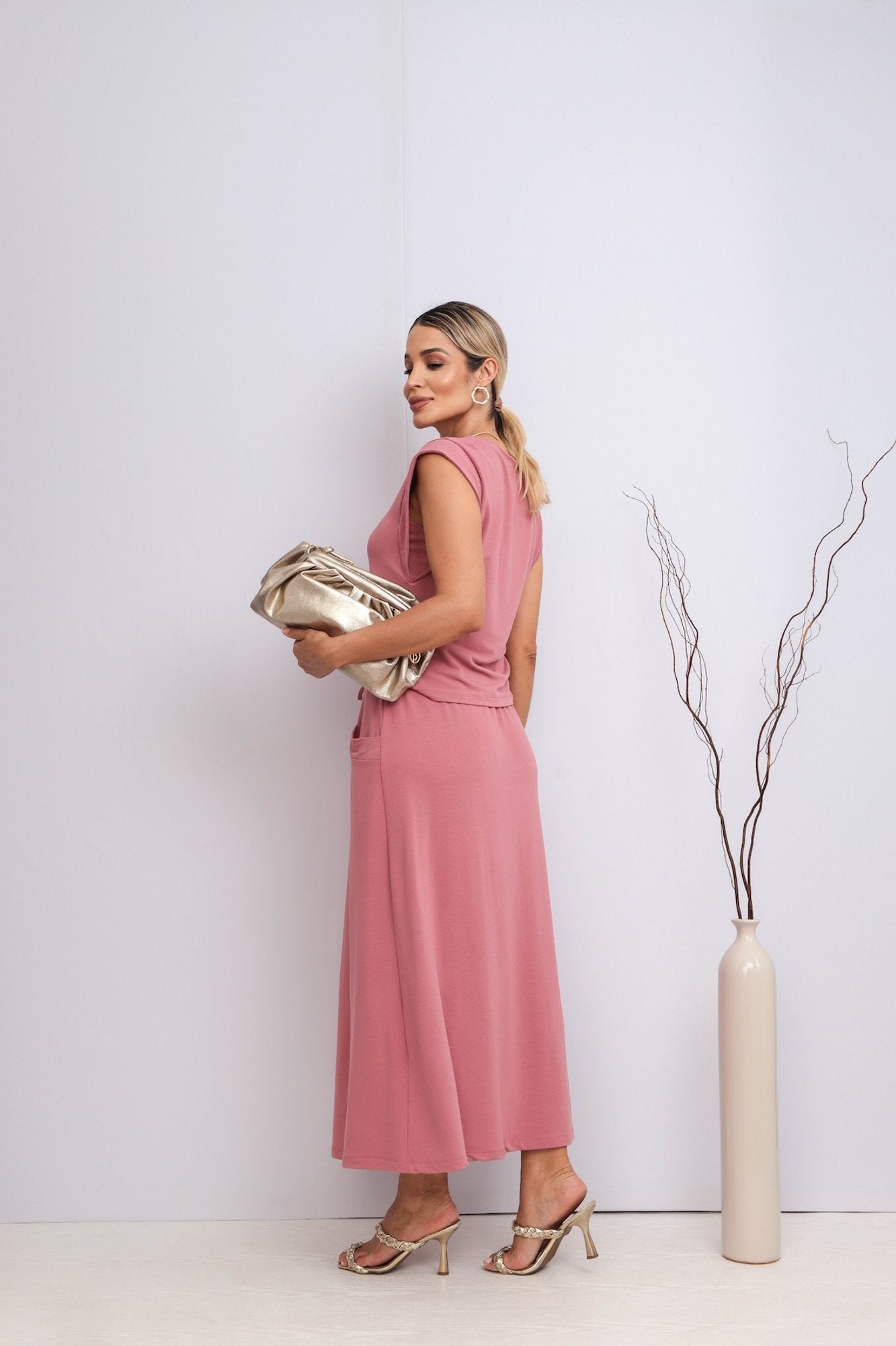 Conjunto Infinito - Rosa Queimado