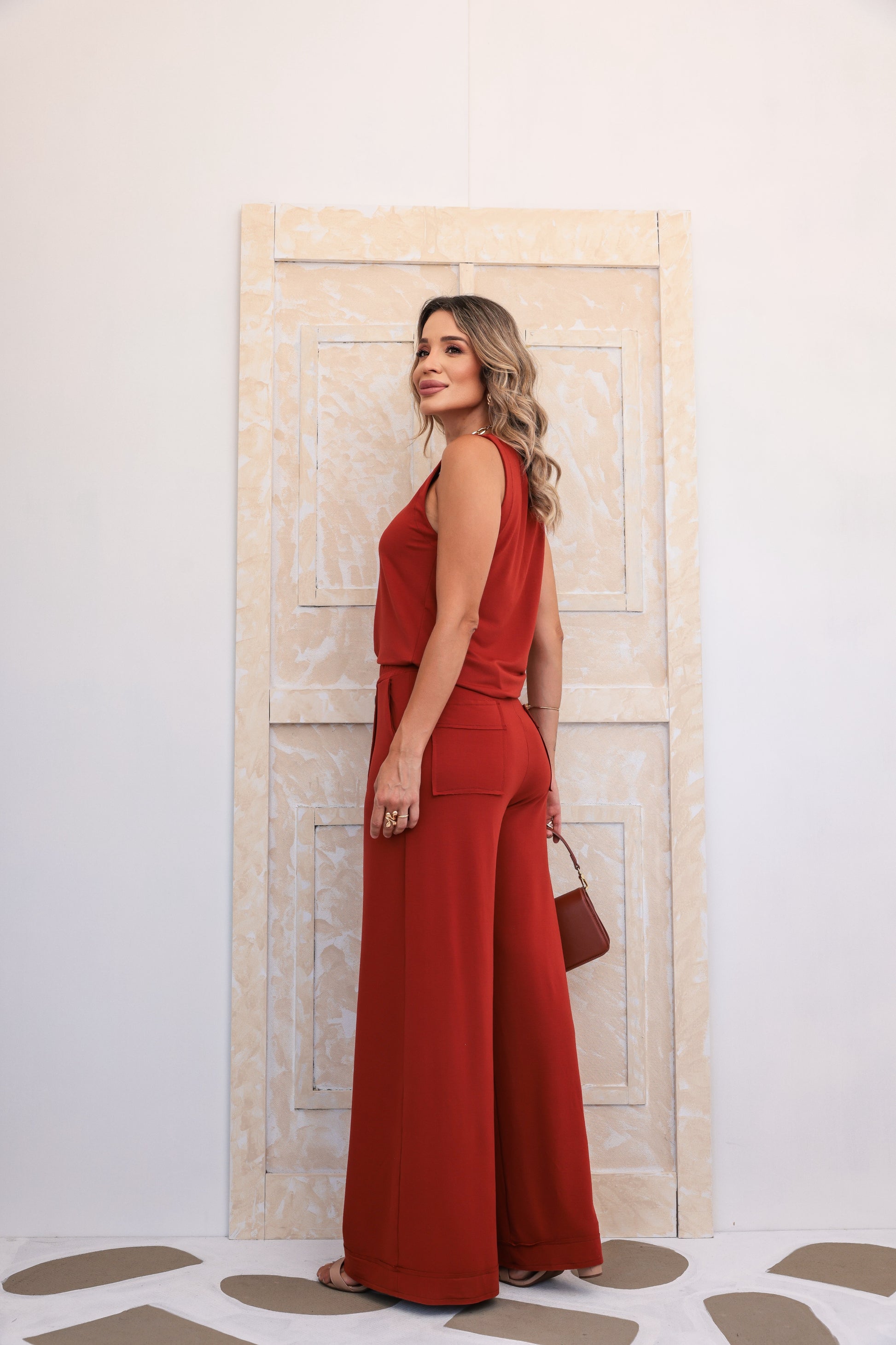 Conjunto Lady - Terracota