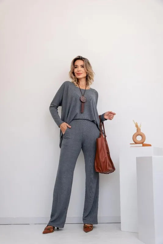 Conjunto Len - Cinza