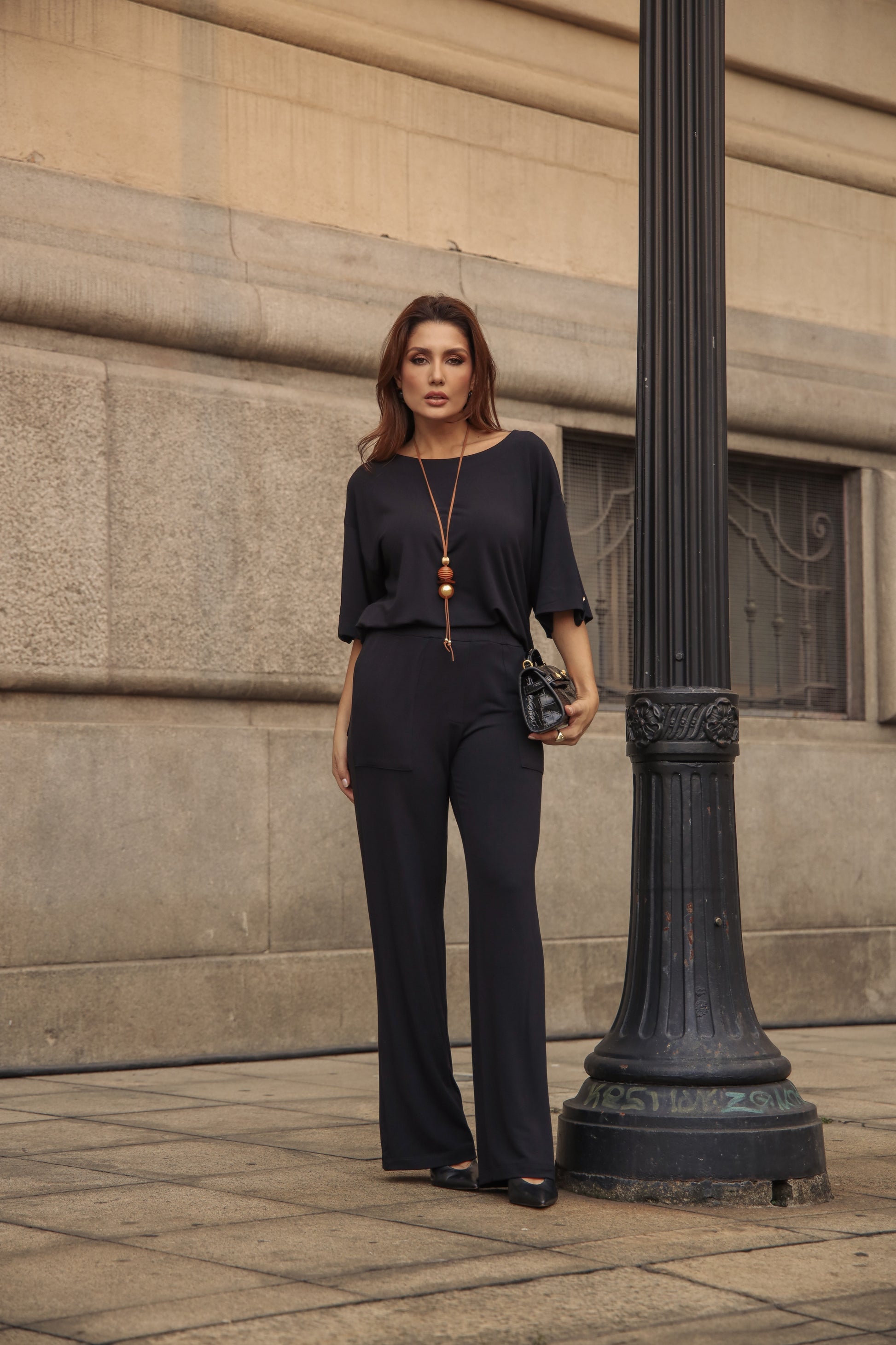 Conjunto Linear - Preto