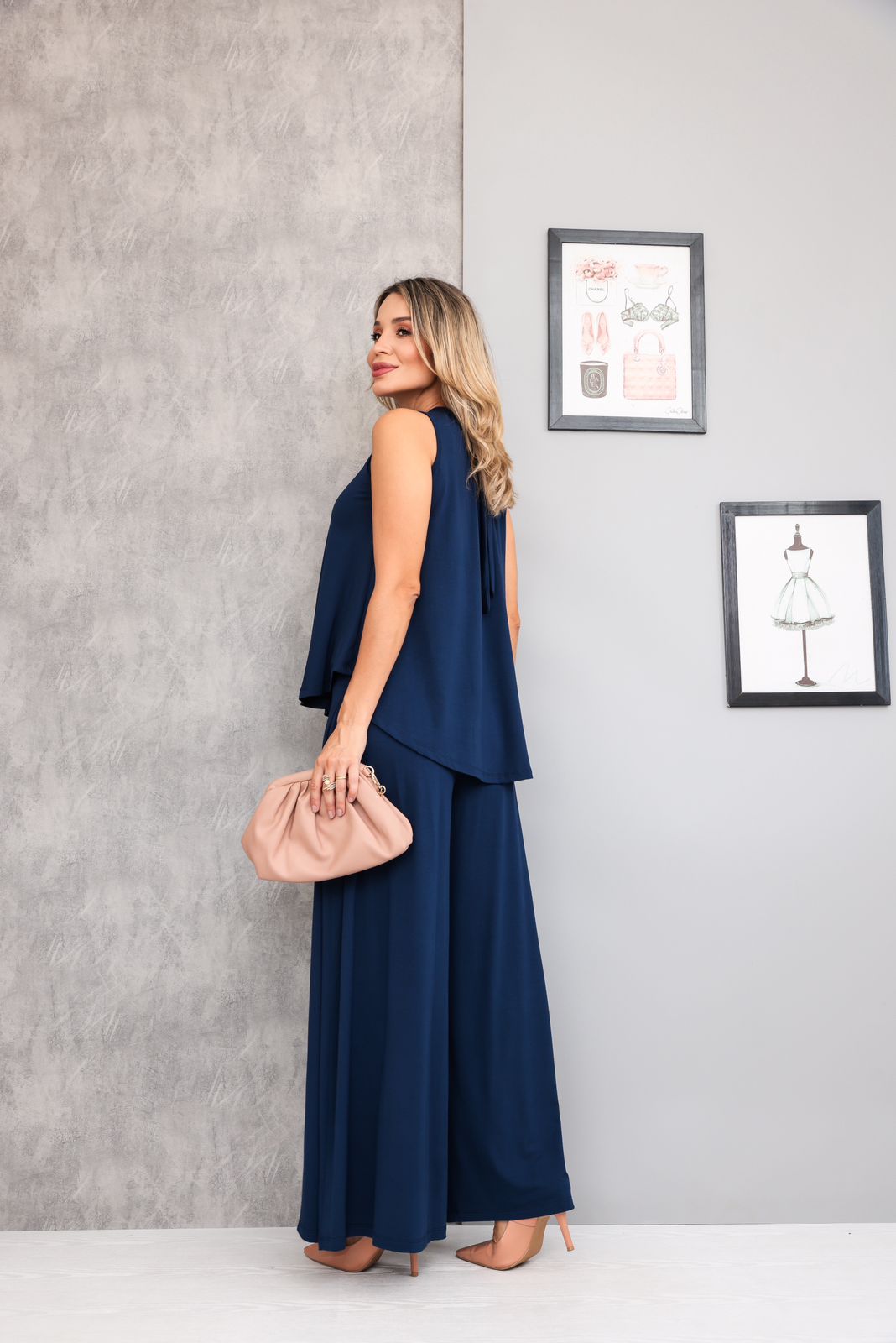 Conjunto Lyra - Azul Marinho