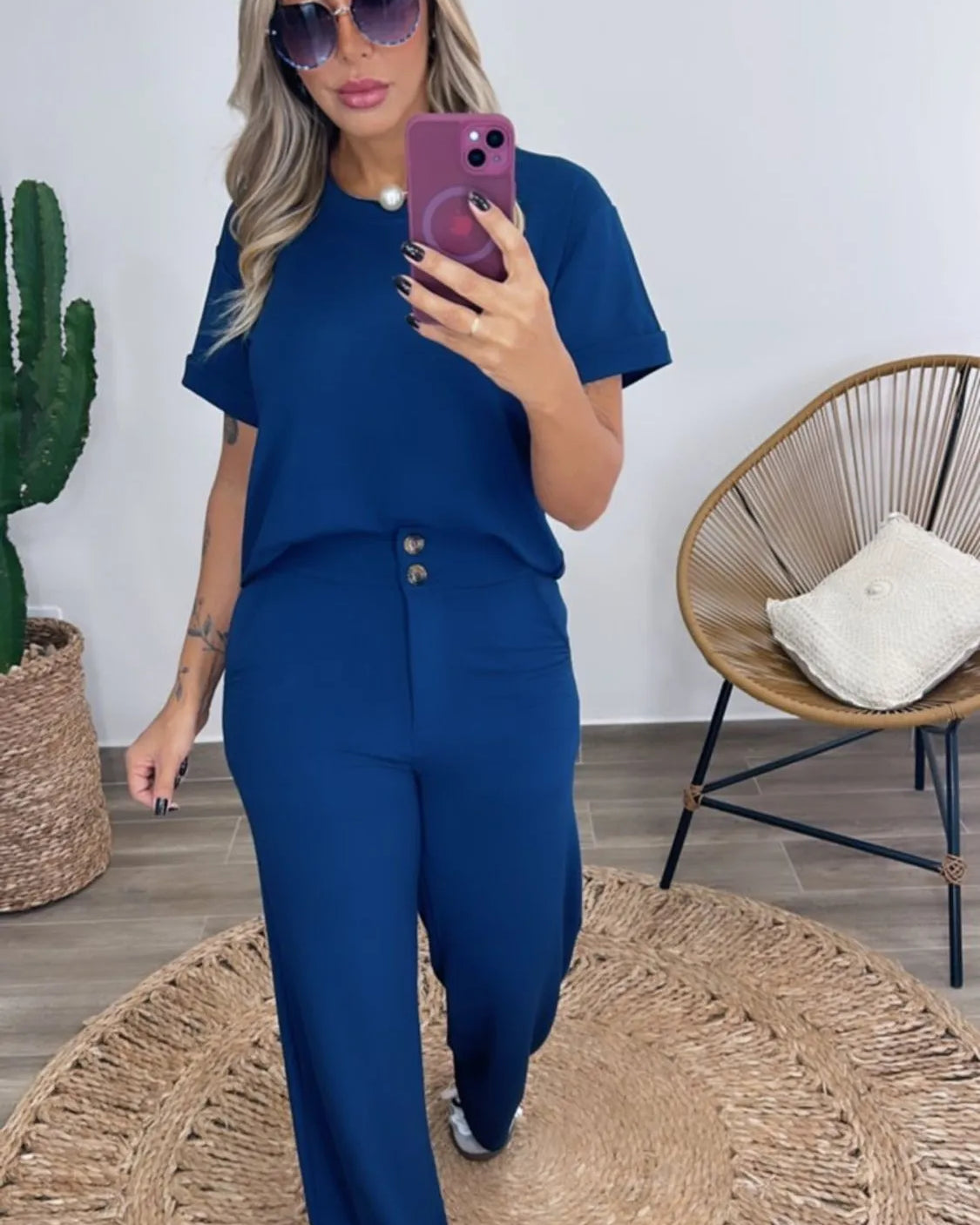 Conjunto Magnata - Azul