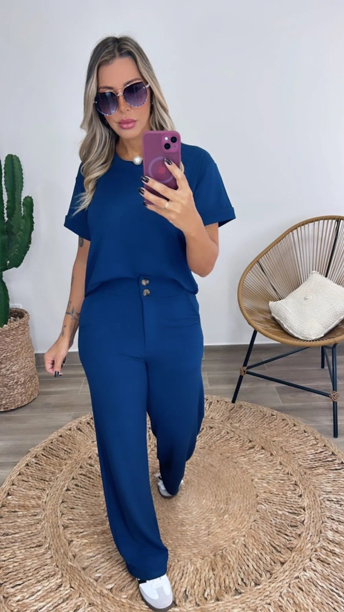 Conjunto Magnata - Azul