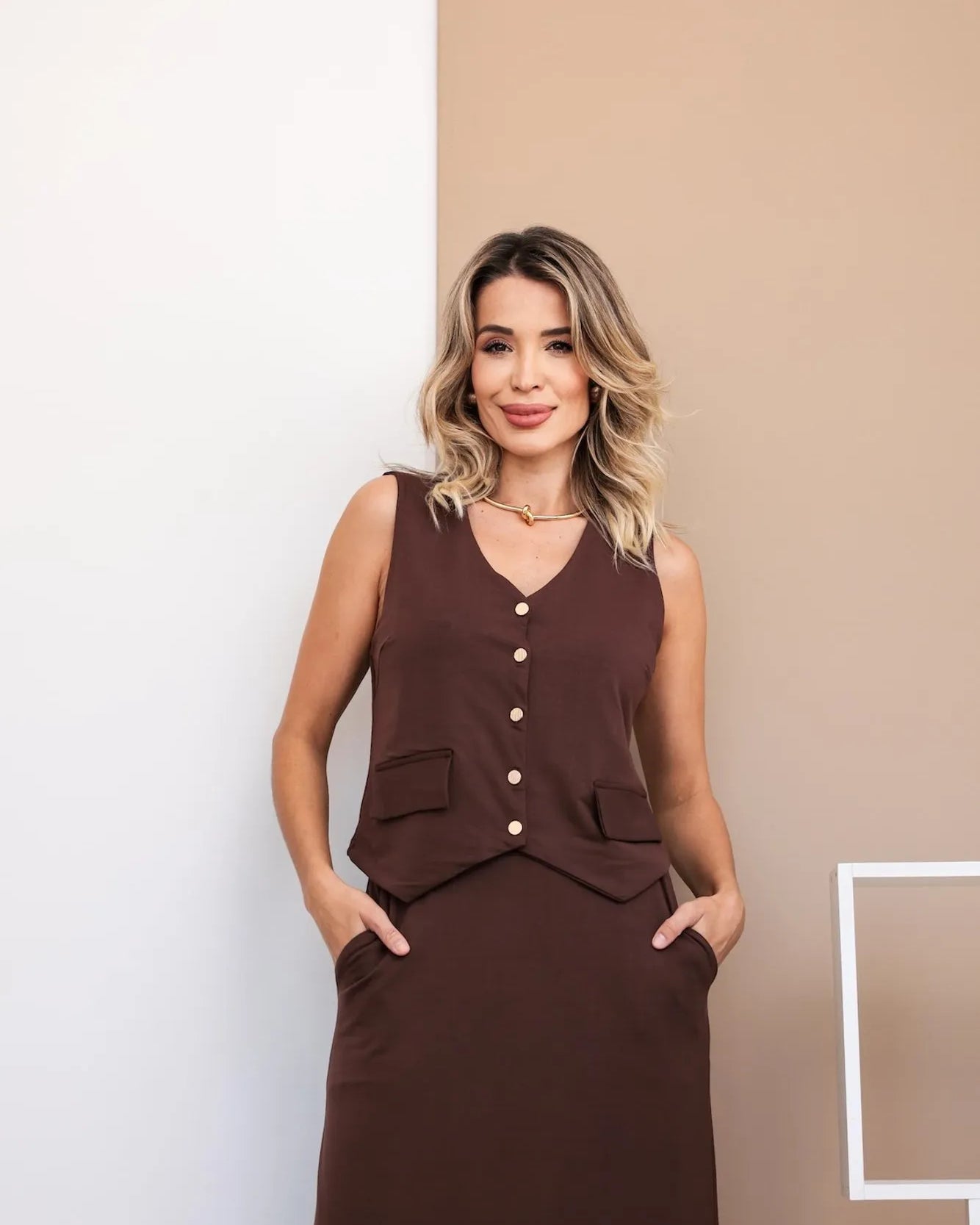 Conjunto Magnífico - Marrom