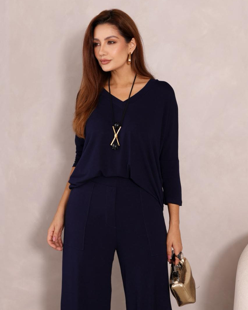 Conjunto Max Confort - Azul Marinho