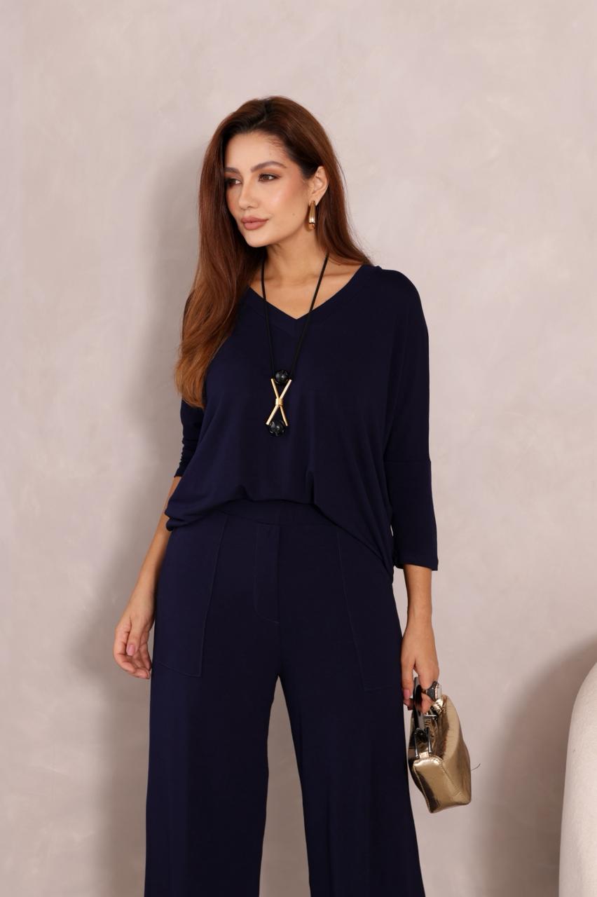 Conjunto Max Confort - Azul Marinho