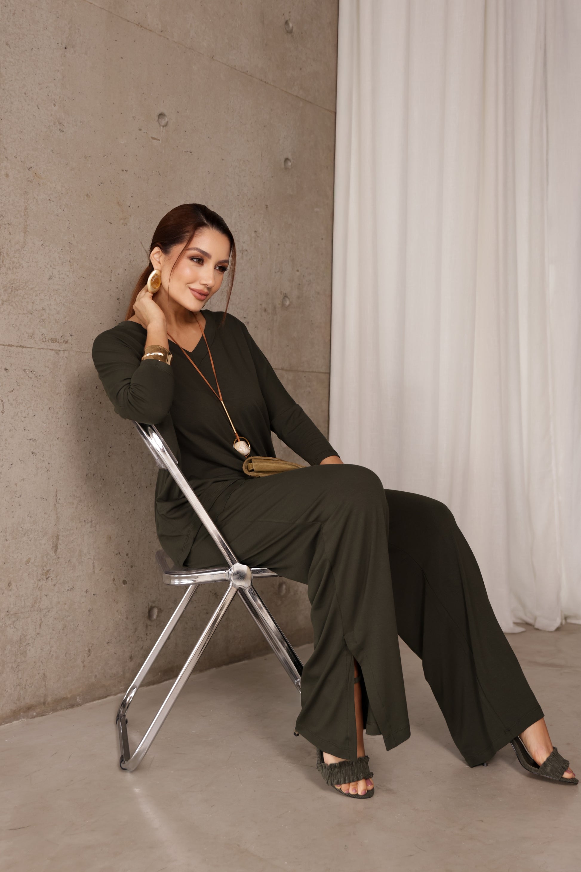 Conjunto Max Confort - Verde Musgo