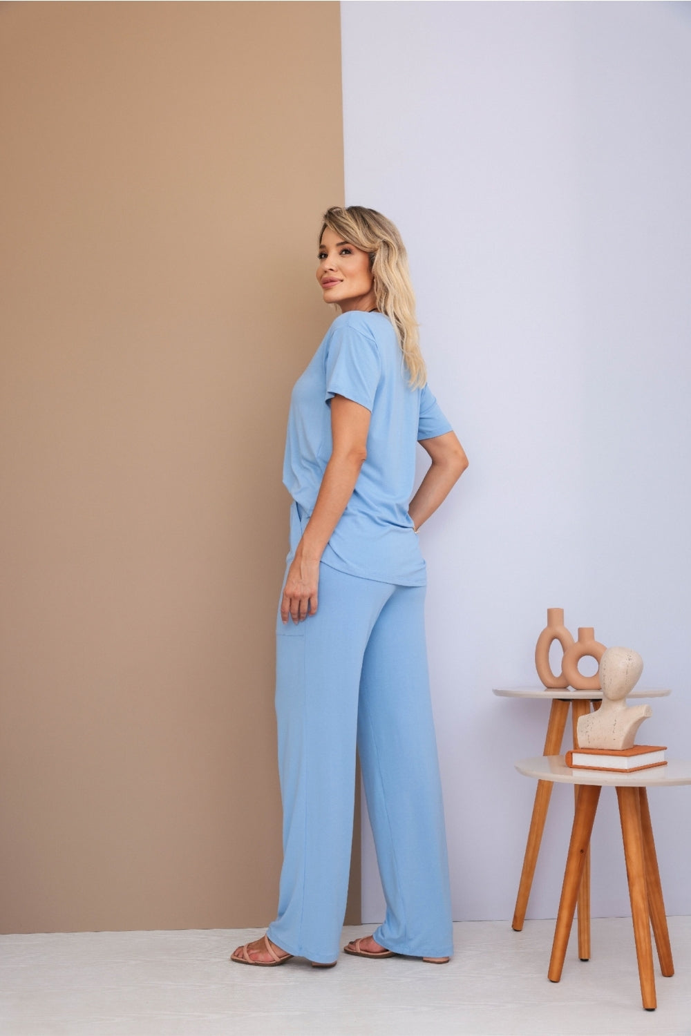 Conjunto Mega Confort - Azul Céu