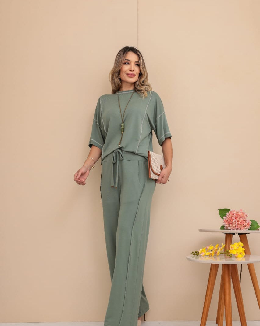 Conjunto Mexicano - Verde Oliva