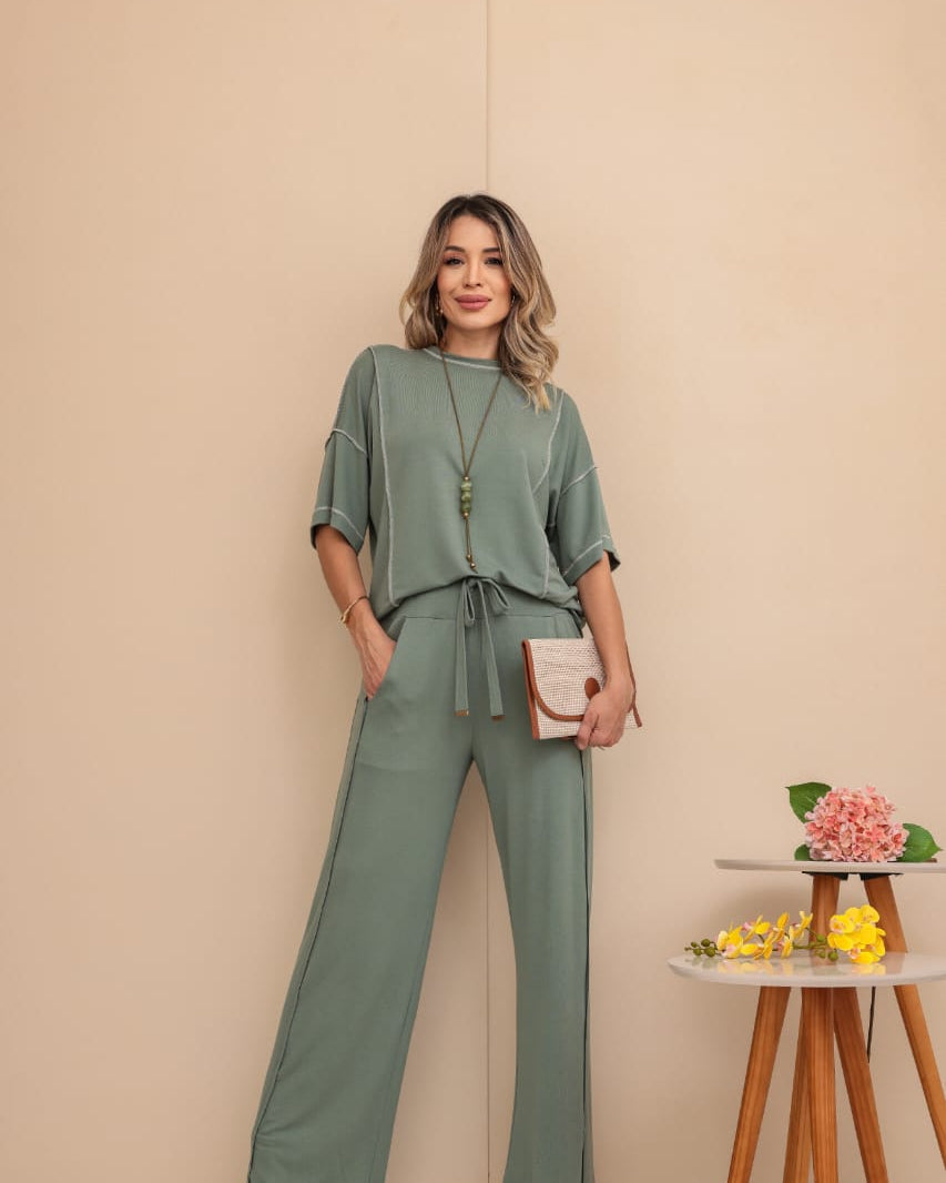 Conjunto Mexicano - Verde Oliva
