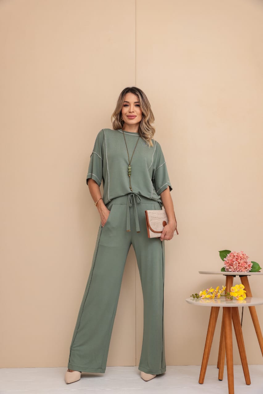 Conjunto Mexicano - Verde Oliva