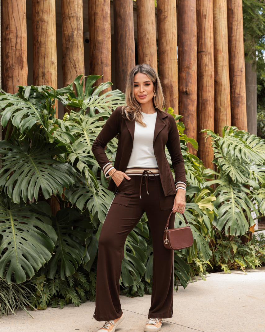 Conjunto Moscou - Marrom