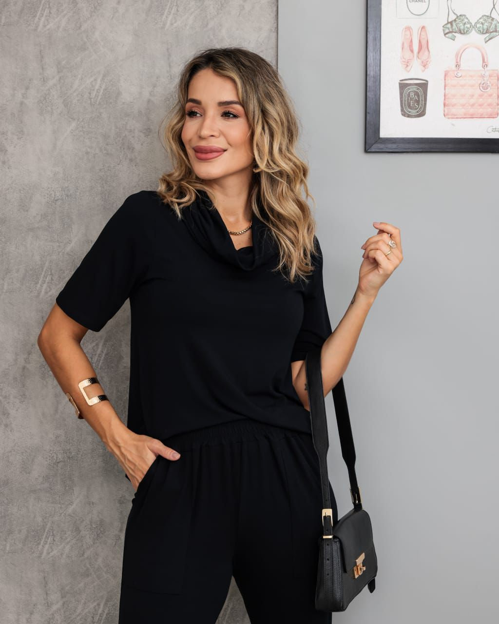 Conjunto Nativa - Preto