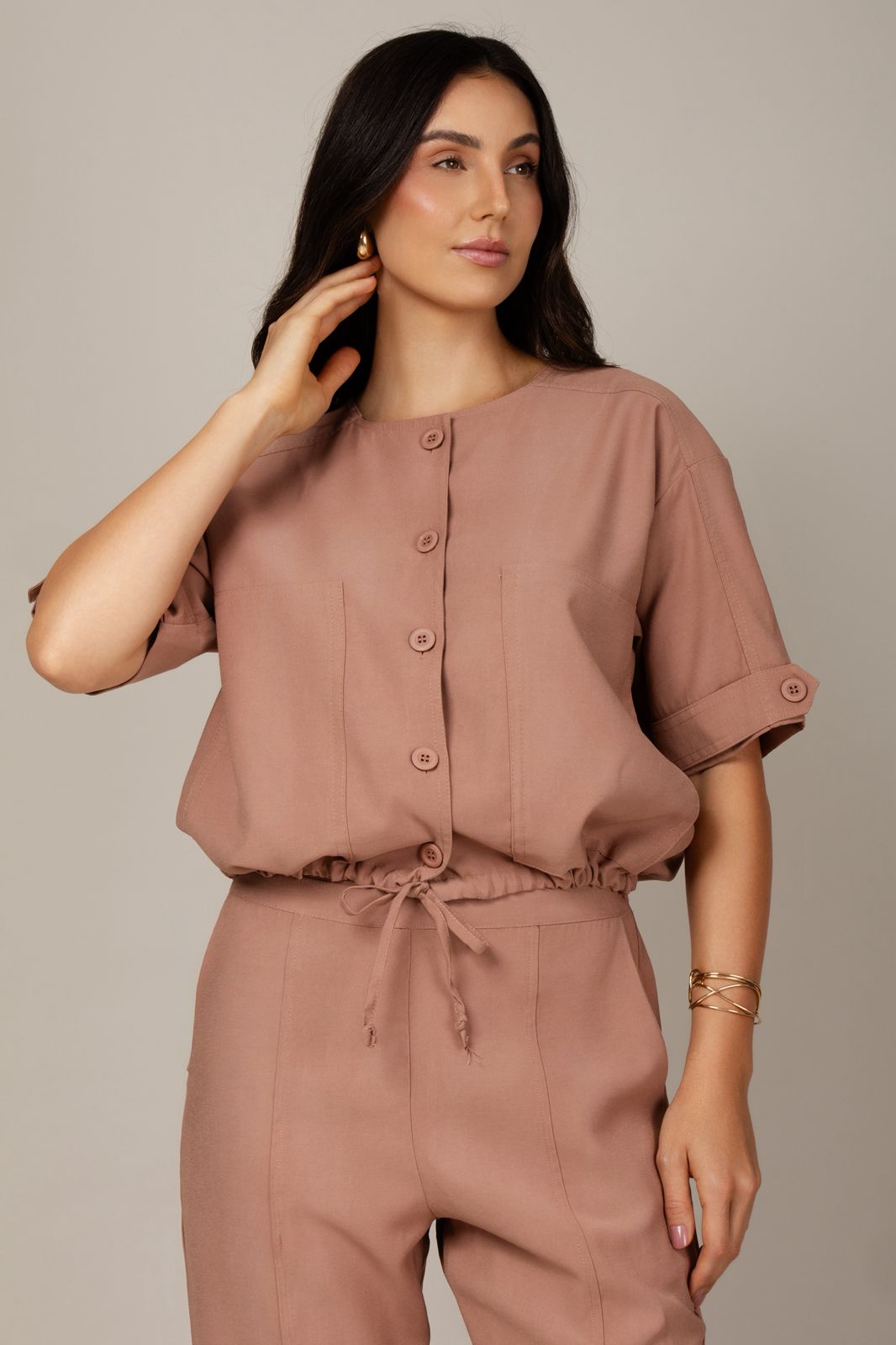 Conjunto Office - Amêndoa