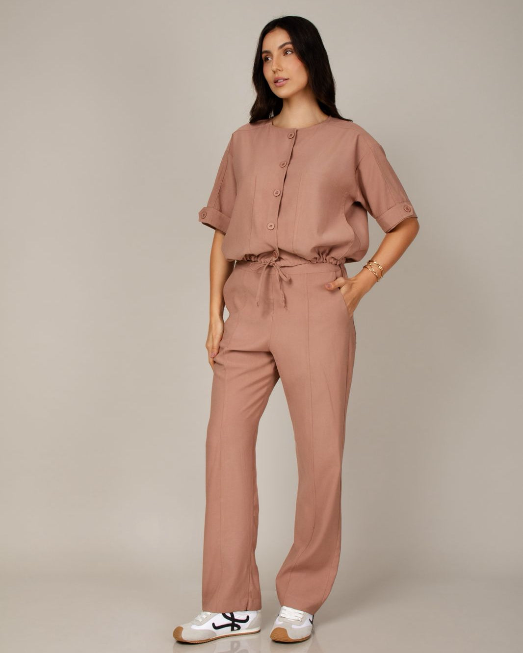 Conjunto Office - Amêndoa