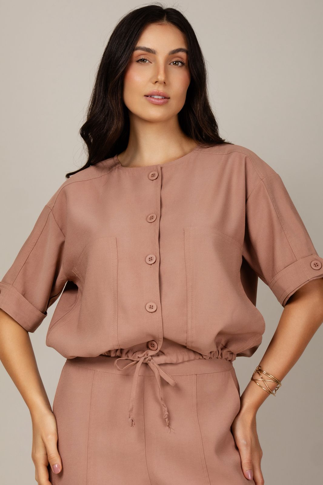 Conjunto Office - Amêndoa