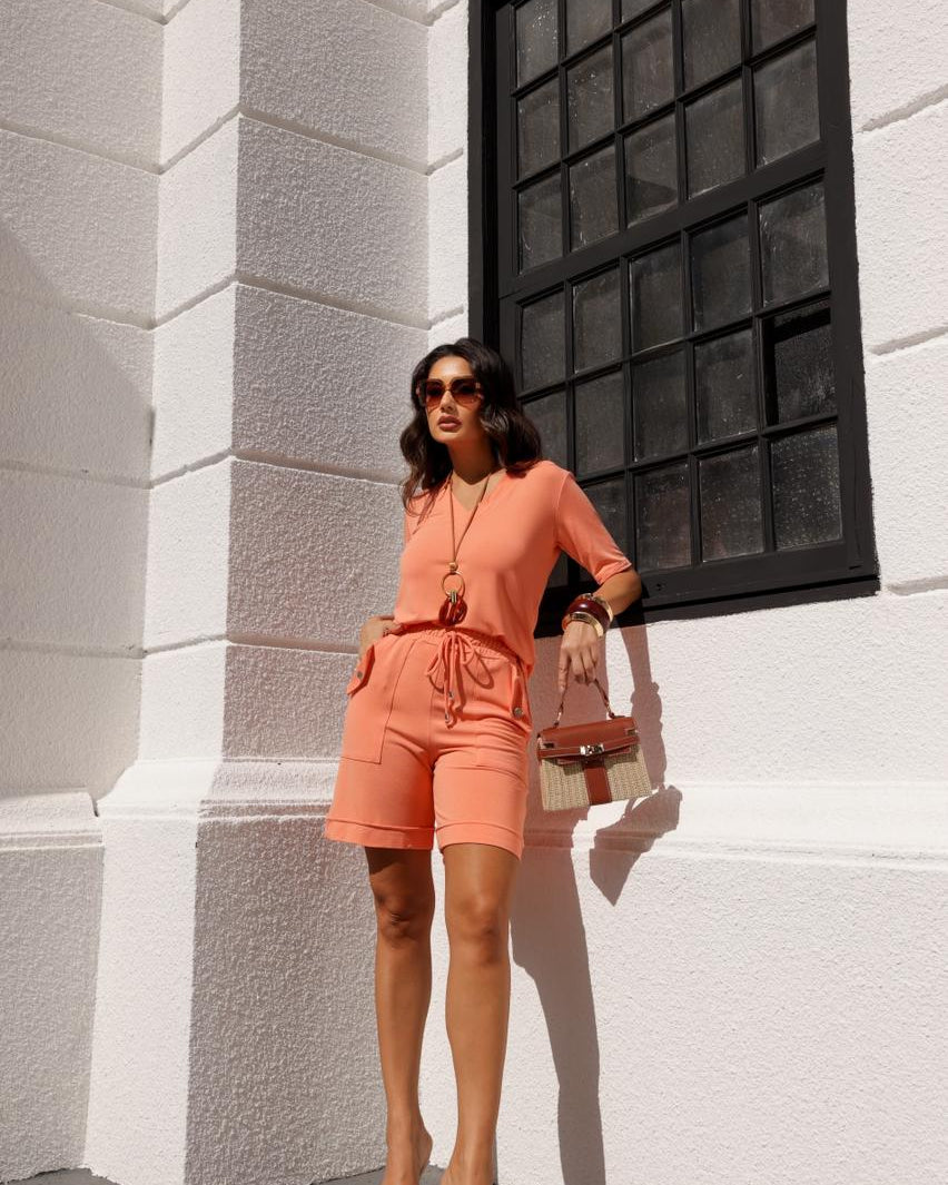 Conjunto Ônix - Pêssego