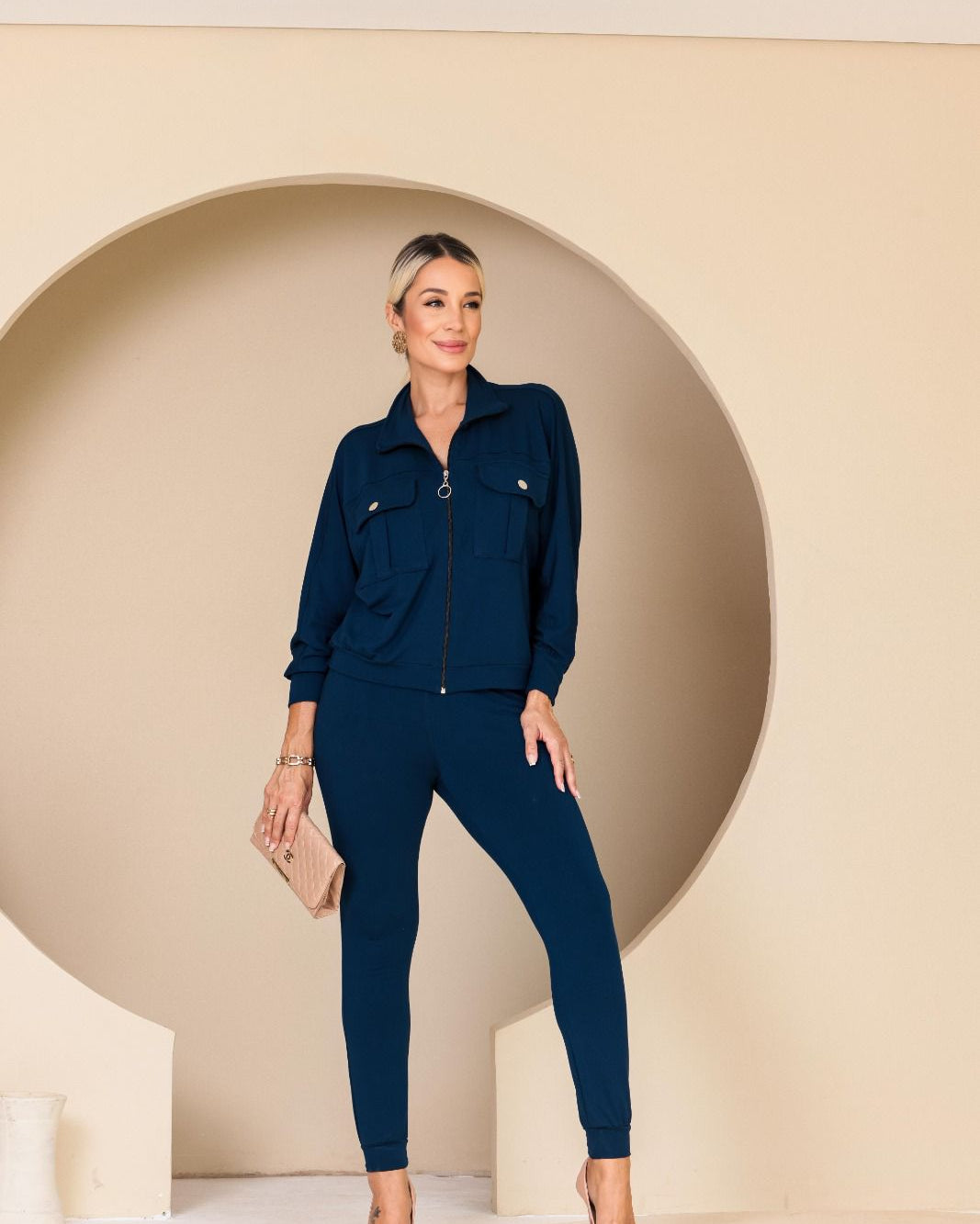 Conjunto Origem - Azul Marinho