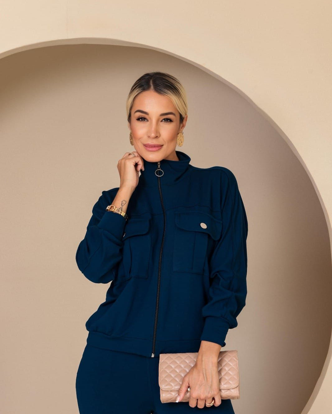 Conjunto Origem - Azul Marinho