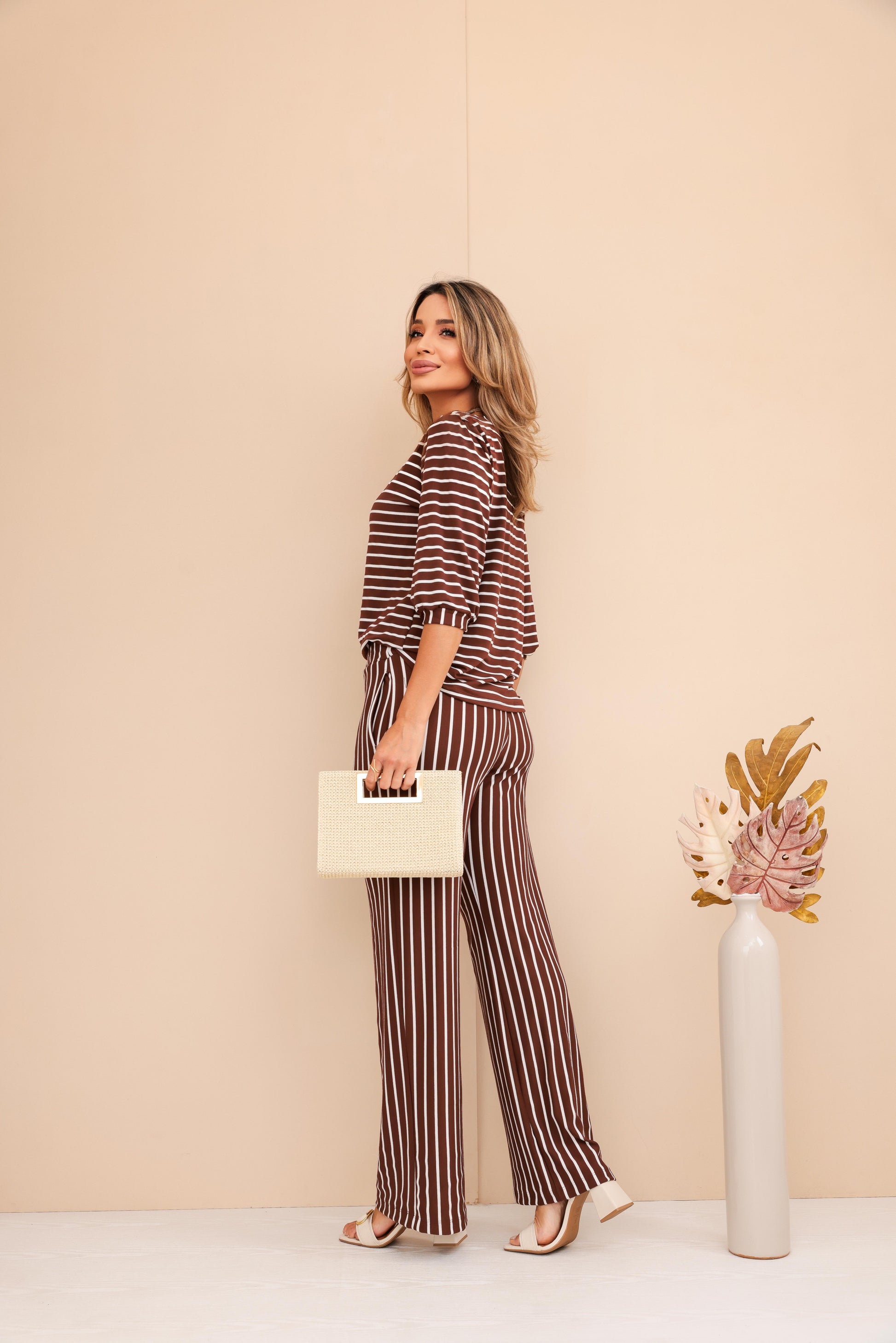Conjunto Orion - Marrom/Off