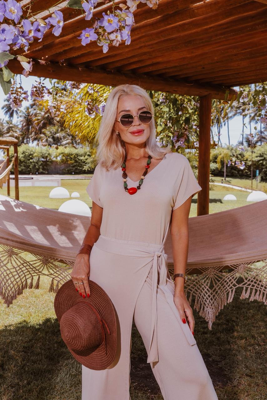 Conjunto Panthacour - Bege