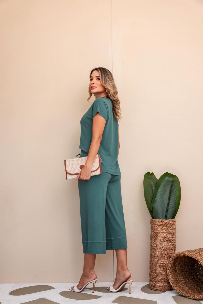 Conjunto Panthacour Lavie - Verde Oliva