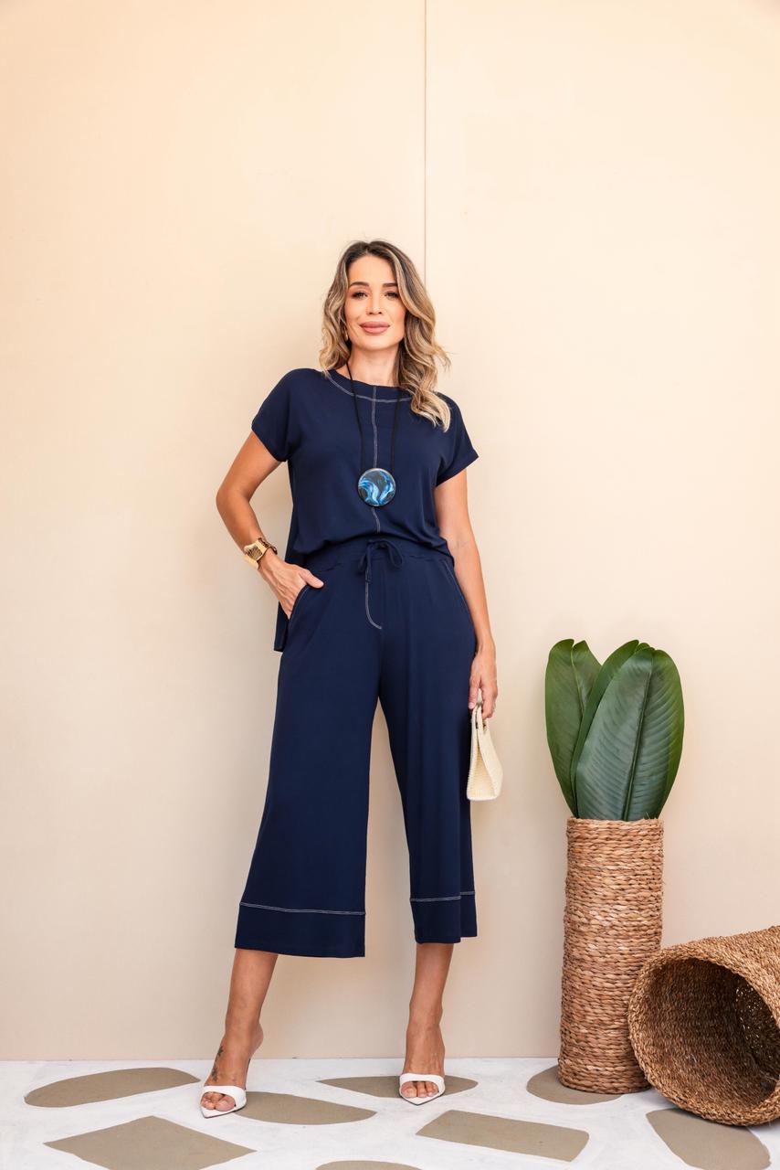 Conjunto Panthacour Lavie - Azul Marinho