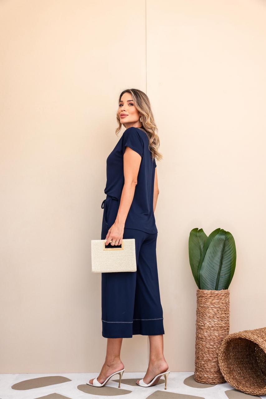 Conjunto Panthacour Lavie - Azul Marinho