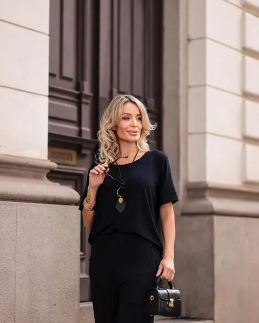 Conjunto Porto Fino - Preto