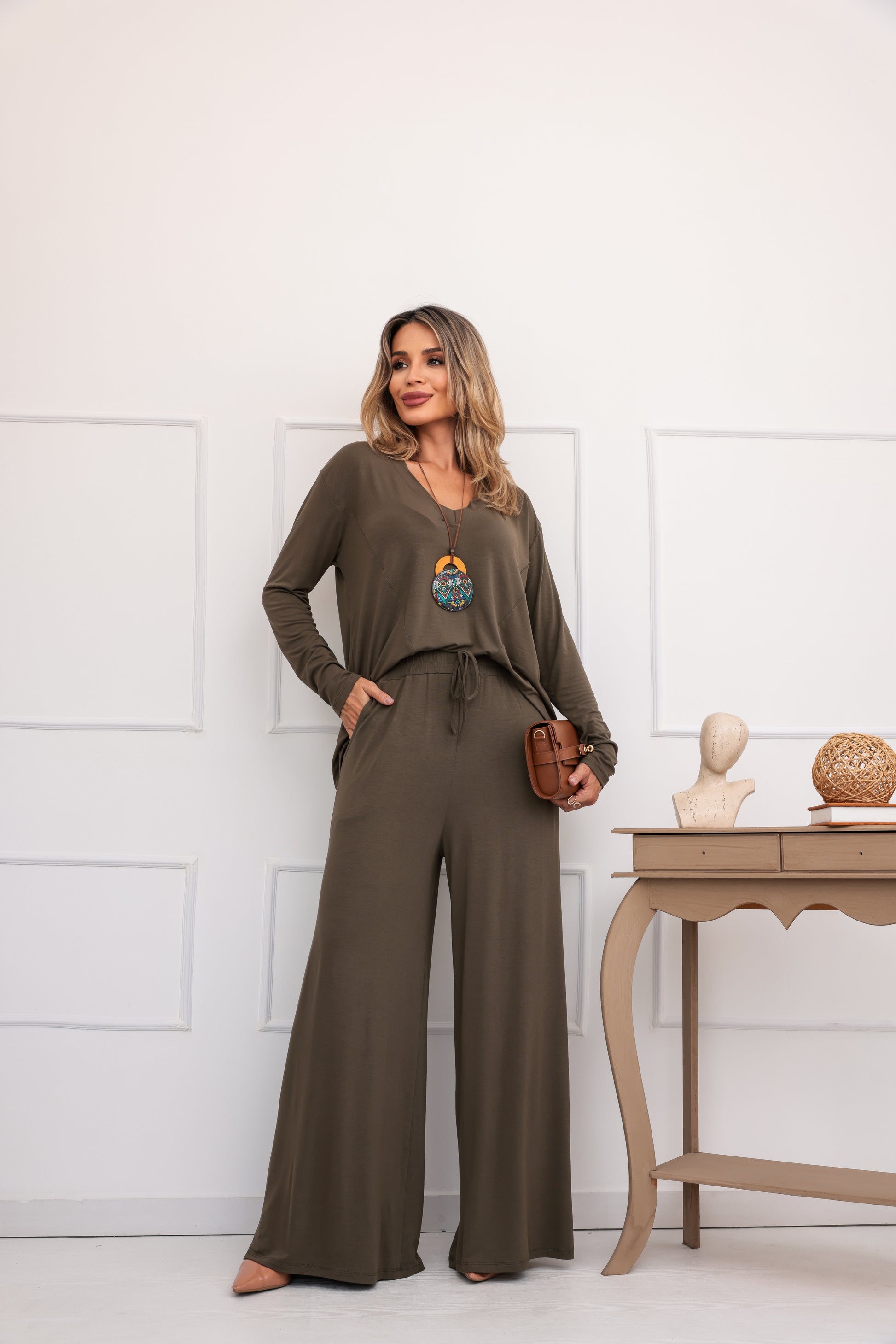 Conjunto Porto Rico - Verde Militar