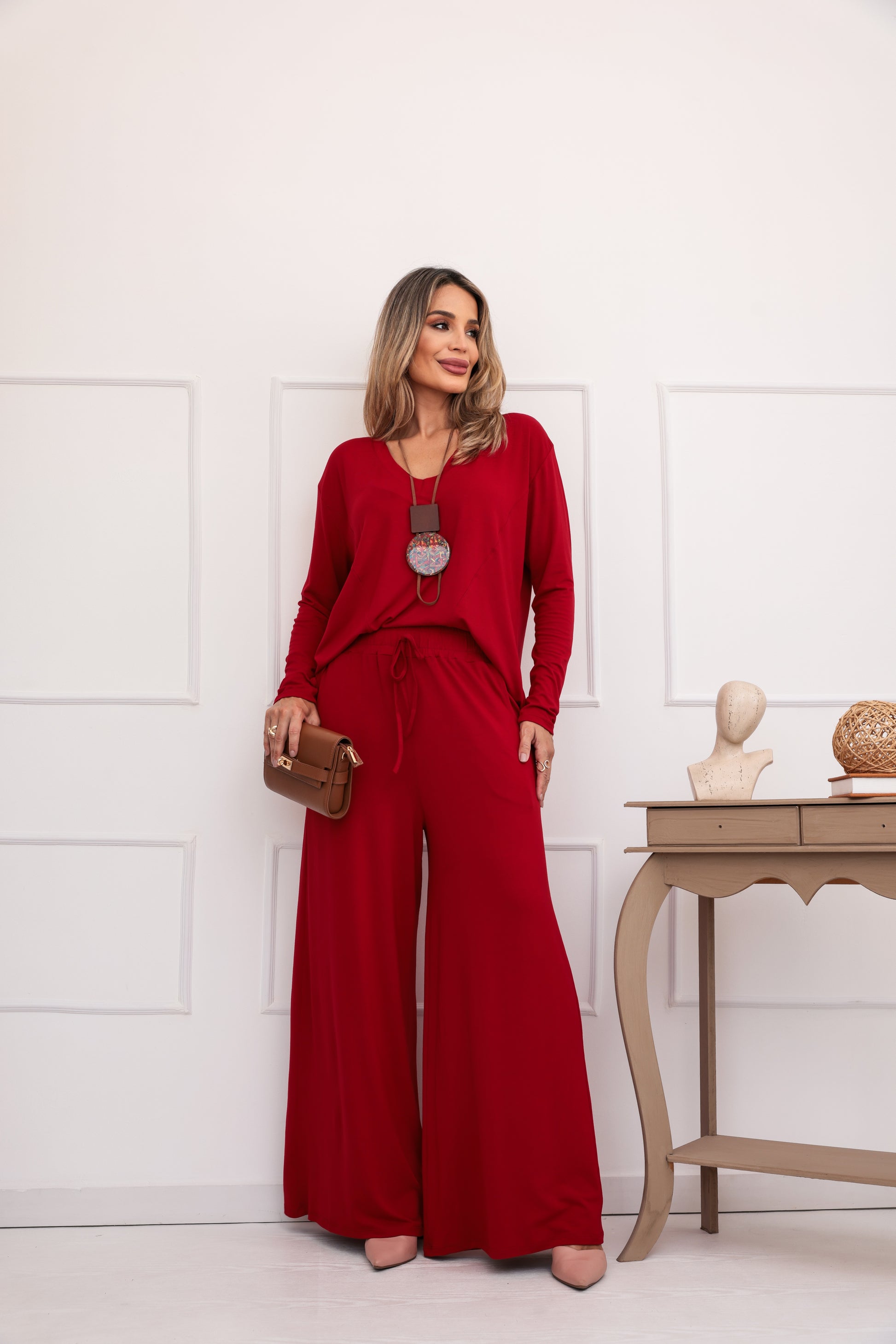Conjunto Porto Rico - Vermelho