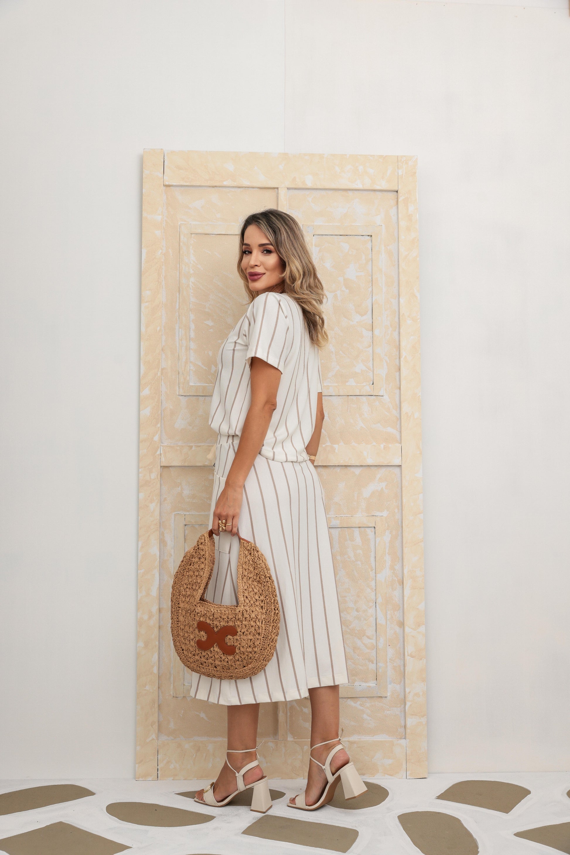 Conjunto Saia Astúrias - Off White